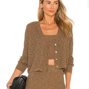 SAYLOR Tiggy Ribbed Cardigan